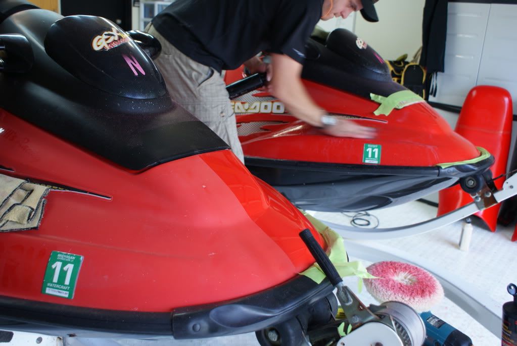 GelCoat Restoration Pair of '98 SeaDoo Jet Skis by AutoLavish